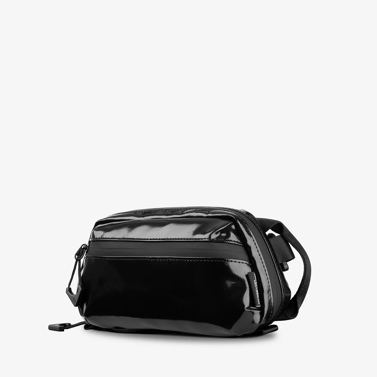 Tech Bag Medium in High-Gloss Black